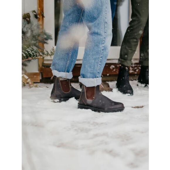 NWB Blundstone Originals 500 Stout Brown Leather Chelsea Boots Gorpcore Sz 10.5 main image 4